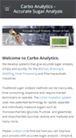 Mobile Screenshot of carboanalytics.com
